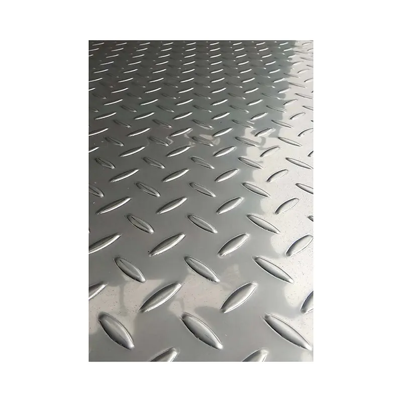 3mm 6mm Suave Anti Slip Aço Plana Retangular Checker Plate para Cadeira de Rodas Rampa Elevador Piso