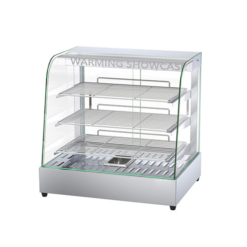 Commercial Tempered Glass Pastry Hot Food
