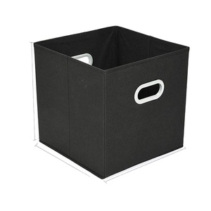 High Quality Stackable Black Clothes <b>Storage</b> <b>Boxes</b> 30x30x30 - Product Image 1