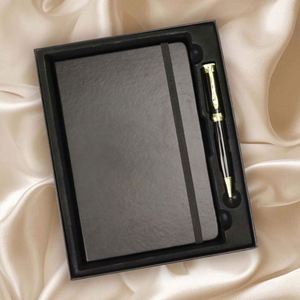 Promotion A5 Printed Logo Customized PU Leather Diary Daily Monthly <b>Planner</b> <b>Journal</b> Pu Hardcover Notebook Gift Box Set With Pen - Product Image 2