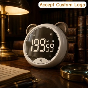 <span class=keywords><strong>Minuteur</strong></span> Visuel LED en Gros pour Cuisine, <span class=keywords><strong>Minuteur</strong></span> Magnétique Miroir à Piles Tactile, <span class=keywords><strong>Minuteur</strong></span> d'Apprentissage pour Étudiants, <span class=keywords><strong>Minuteur</strong></span> Pomodoro - Product Image 1