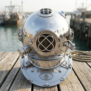 Casco de Buceo Marítimo X-Mas Mark V, Casco de Buceo Antiguo con Ancla - Product Image 3