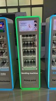 Promo Baru Mesin Penjual Otomatis Snack & Minuman Combo Kecil untuk Luar Ruangan, Bahan Stainless Steel, Manajemen Berbasis Cloud, Operasi 24 Jam