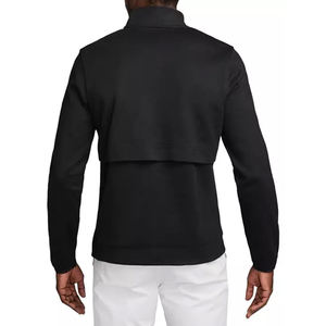 Sudadera de golf personalizada de manga larga con cuello simulado para hombre, técnica bordada Dry Fit 1/4 Zip Pullover - Product Image 3