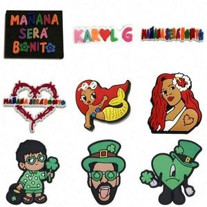 Mexican <span class=keywords><strong>Karol</strong></span> <span class=keywords><strong>G</strong></span> FERXXO Shoe Charms Accesorios de decoración de zapatos para regalos de fiesta de Navidad - Product Image 4