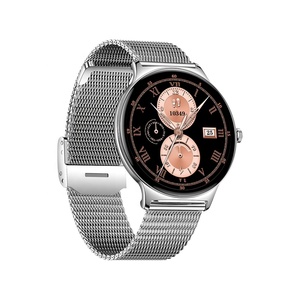 V89 Watch Ultra-Thin Design Steel Strap Custom Logo 1.43" HD Round Touch Heart Rate SpO2 Tracking 100+ Sports <b>Smart</b> Watch - Product Image 3