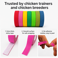 Bande de protection durable ACTIVE X pour poulets de combat, soin de la volaille, protection de la peau pour les éperons et les pattes des coqs - Pour Gallos