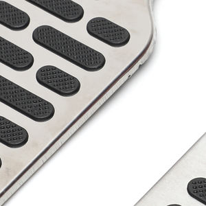 Alfombrillas para Auto, Alfombrilla para el Conductor, Protector de Talón, Placa Antideslizante de Acero Inoxidable para Vehículo, SUV, Remolque, Automotriz, Negro, Beige, Marrón - Product Image 5