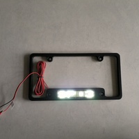 Marco de Matrícula LED para Automóvil, Placa de Matrícula Luminosa Programable, Letrero Luminoso para Taxi con Mensajes en Movimiento
