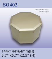 Boîte de rangement hexagonale en fer blanc imprimée sur mesure, hermétique et de qualité alimentaire, pour biscuits, bonbons, chocolat, snacks, huile d'olive, emballage cadeau