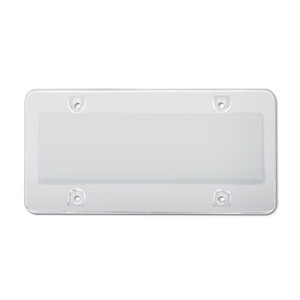 2-Pack Clear License Plate Covers & Frames With UV Protection - Universal Fit For Most US Cars, Unbreakable ABS - View #8