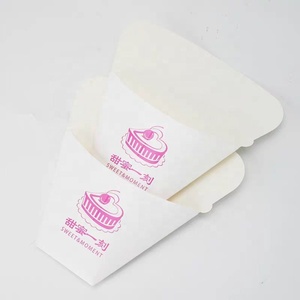 Tùy chỉnh giấy kraft phân hủy sinh học có thể tái chế dùng một lần tam giác hộp thực phẩm cho khoai tây chiên đồ ăn nhẹ kem tráng miệng - Product Image 4