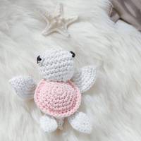 Tortue tricotée à la main pour bébé jouet personnalisé pour bébé poupée Amigurumi mignonne jouet en peluche pour bébé enfants cadeaux tortue tricotée à la main
