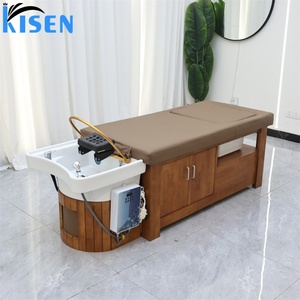 Kisen Professional SPA Shampoo Bed Head Spa Hair Wash Shower Foot <b>Bath</b> Salon MassageTable Global Voltage Customization - Product Image 5
