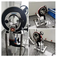 Machine de découpe de tuyaux en acier inoxydable et en alliage d'aluminium, coupe-soudure semi-automatique, moteur haute vitesse, équipement de découpe de tubes