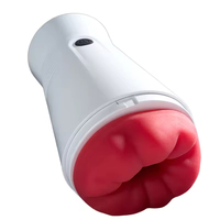 Deep Throat Mund-Masturbator für Männer mit Künstlicher Vagina und Leucht-/Vibrationsfunktionen ABS+Silikon Material Erwachsenen-Sexspielzeug