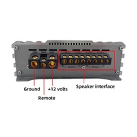 Modèle chaud hig puissance RMS 90W * 4 classe AB 12V amplificateur de voiture 4 canaux amplificateur de puissance audio de voiture