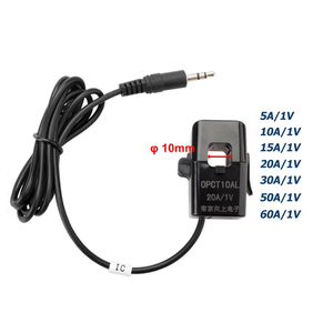 Transformador de Corriente de Núcleo Dividido OPCT10ATL con Cable de Salida de Audio de 3.5mm - Product Image 1