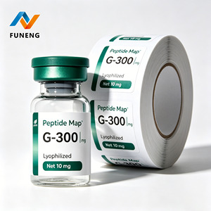 Étiquettes personnalisées pour flacons de peptides, résistantes aux basses températures, autocollants pour flacons de 3 ml, étiquettes imperméables pour compléments alimentaires - Product Image 1