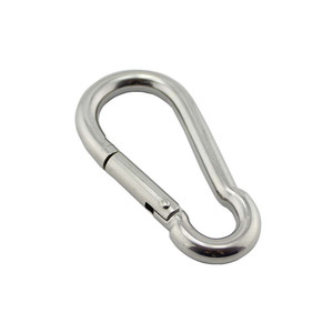 Ganchos de mosquetón de acero inoxidable RICHWITS con placas de montaje y tornillos para accesorios de colgado de sillas de hamaca - Product Image 2