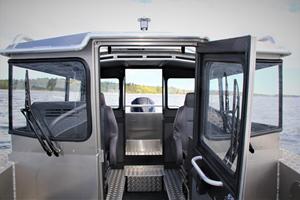 เรือตกปลาอลูมิเนียมปี 2024 พร้อมห้องเครื่องยนต์สำหรับพาย มีจำหน่าย - Product Image 5