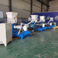 Nouvelle machine à granulés d'aliments pour animaux à base de soja entier / Machine à fabriquer du lait de soja et du tourteau de soja / Extrudeuse d'aliments pour animaux de compagnie à base de bâtonnets de maïs aquatique