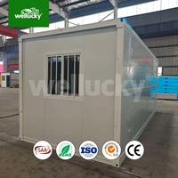 Unidad de Vivienda Modular Portátil para Alojamiento en Campamentos, Oficina y Residencia, Casa Contenedor Plegable, Casa Contenedor Tipo X