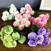 Bunga Sutra Ikan Mas Naga 9 Kepala FANCY, Rangkaian Bunga Pernikahan, Peony, Dekorasi Ruang Tamu Dalam Ruangan, Dekorasi Rumah