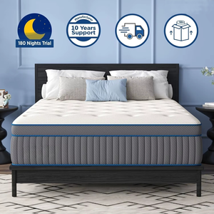 <span class=keywords><strong>Materasso</strong></span> <span class=keywords><strong>matrimoniale</strong></span> king size personalizzato in scatola, <span class=keywords><strong>materasso</strong></span> arrotolabile ibrido in memory foam con molle insacchettate per camera da letto - Product Image 3
