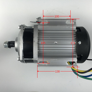 มอเตอร์ไฟฟ้ากระแสตรงไร้แปรงถ่าน BM1424ZXF 48V60V72V1200W1500W2200W สำหรับยานพาหนะสี่ล้อรับน้ำหนักมาก รถสามล้อไฟฟ้า ตัวยึดท้ายรถ 60V - Product Image 5