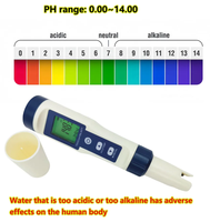 5 en 1 nouveau pH-mètre TDS conductivité salinomètre température PH TDS EC SALT TEMP stylo de test de qualité de l'eau