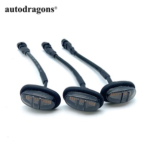 3 lampes LED ambre avec boîtier fumé pour calandre avant de Ranger Raptor 2020, lampes de calandre externes - Product Image 3