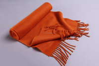 Fabricants Erdos Livraison rapide Écharpe en cachemire 100% Couleur unie classique pour étudiants hommes et femmes et enfants pour l'hiver