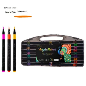 Marcadores Acrílicos para Pintar, Colores Superpuestos, para Estudiantes de Primaria, Manualidades Infantiles, Yichen YC140 - Product Image 6