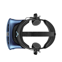 Casque HTC Vive Lunettes 3D VR Réalité Virtuelle pour Jeux HTC Vive COSMOS avec 6 Caméras de Suivi avec Deux Manettes