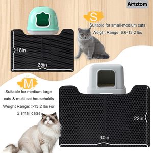 Tapis de litière pour chat et tapis pour animaux de compagnie rond de grande capacité 20L, en EVA double épaisseur, lavable, couleur personnalisée, facile à nettoyer - Product Image 5