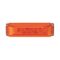 Nouveau Feu de gabarit latéral KLT-LITE KW9024 ambre/rouge à 5 LED, DC 12-30V, SAE/DOT, étanche IP67, pour camion et remorque