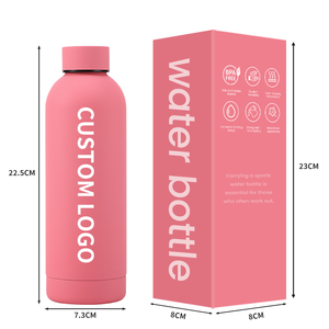 ขวดน้ำสแตนเลสสุญญากาศแบบพกพาขนาด 500 มล. 64 ออนซ์ ชั้นเดียว - Product Image 6