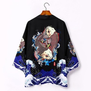 Kimono <span class=keywords><strong>giapponese</strong></span> personalizzato Kimono fantasma cartone animato <span class=keywords><strong>giapponese</strong></span> Haori Anime Kimono <span class=keywords><strong>abbigliamento</strong></span> - Product Image 4