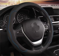 Housse de volant de voiture en cuir PU respirant et durable, toutes saisons, tailles S M L XL