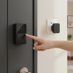 Videoportero Inteligente WiFi con Visión Nocturna Bidireccional, Cámara de Videoportero WiFi Portátil y Montable <span class=keywords><strong>en</strong></span> <span class=keywords><strong>Techo</strong></span> con Visión Nocturna - Product Image 1