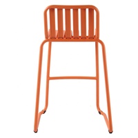 Tabourets de bar modernes empilables et colorés en aluminium pour villa, bistro, piscine, extérieur, hôtel, jardin, idéaux pour les fêtes en bord de mer
