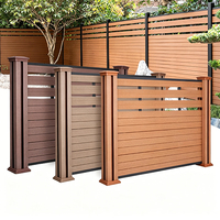 Protection de l'environnement, panneau de clôture en bois composite imperméable pour terrasse extérieure, jardin, WPC