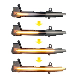 Autodragons Clignotants LED de répétiteur de rétroviseur à défilement dynamique Ambre pour Ateca 2016-2019 - Product Image 2