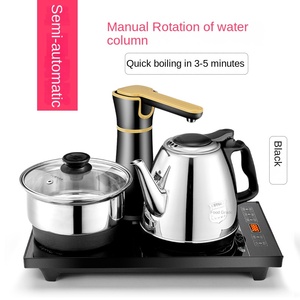 Hervidor Eléctrico Inalámbrico con Bomba Automática, Dispensador de Agua Caliente, Caldera de Vidrio de Borosilicato, Tetera Digital de 1.2L para Fideos - Product Image 3
