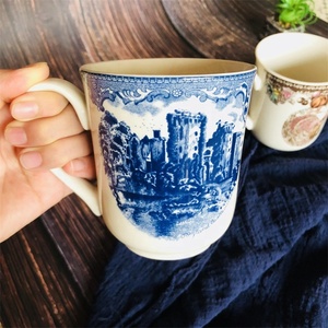 Taza de Cerámica con Diseño de Castillo Azul JBS para Exportación - Product Image 1