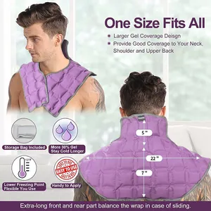 World-bio New Arrival Soak Water Therapy Heat Pack Cyrotherapy Ice Pack For Neck And Shoulders Cooling Pads