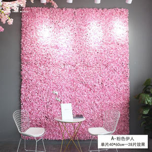 Muro de Flores Artificiales para Boda, Decoración de Centro Comercial, Pared de Fondo con Plantas, Rosas de Seda, Muro de Flores Artificiales para Boda - Product Image 3