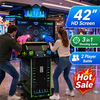 Vente en gros usine : Machine de jeu d'arcade simulateur de tir Alien Extermination avec écran LCD 42 pouces, à monnayeur, pour parcs d'attractions