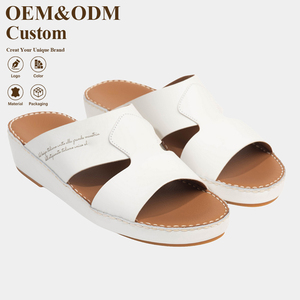 Sandalias Árabes <span class=keywords><strong>de</strong></span> Cuero SHIKOL Gulf para <span class=keywords><strong>Hombre</strong></span>, <span class=keywords><strong>Zapatillas</strong></span> Hechas a Mano, Cuero Vacuno Genuino, Tradicionales, Venta al Por Mayor <span class=keywords><strong>de</strong></span> Fábrica, OEM, ODM - Product Image 1